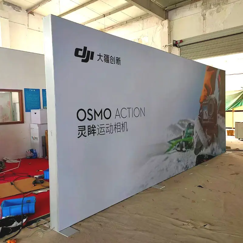 fabric booth display
